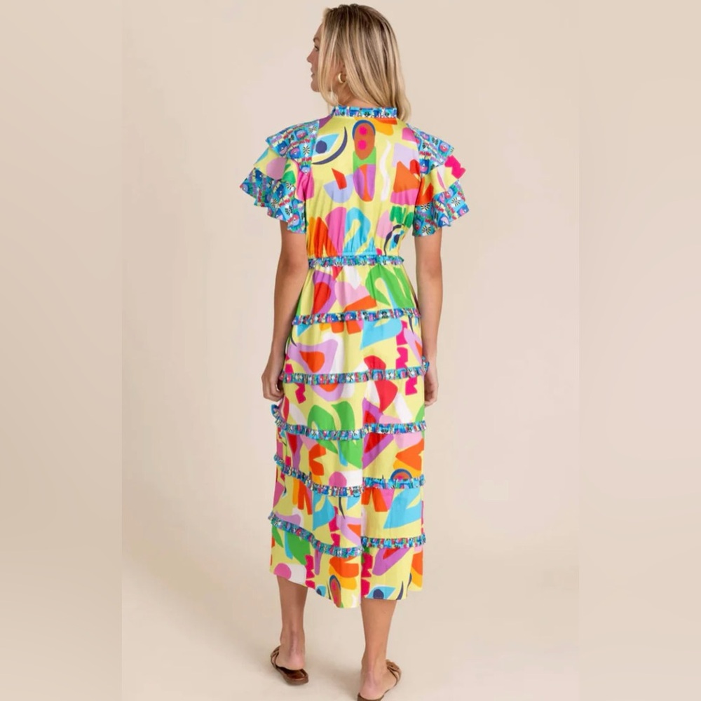 Alden Adair Yasmine dress in matisse print size XS - Picture 2 of 7